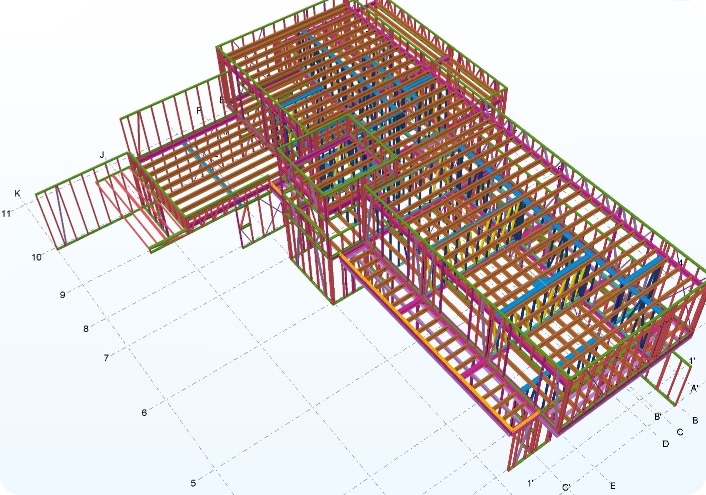 Plan ossature métallique