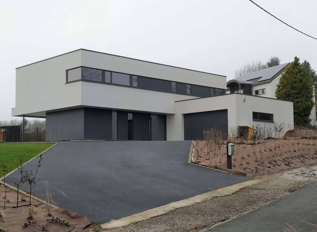 Maison contemporaine - Moduhome - Entreprise générale de construction à Tournai